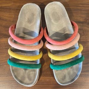 Charlotte Stone Gloria Strappy Sandal, 7.5 (cuter than Birkenstock!!)